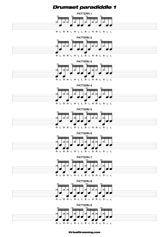 Paradiddle Study 1
